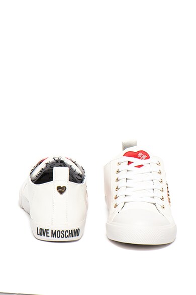 Love Moschino Műbőr cipő fémlogóval női