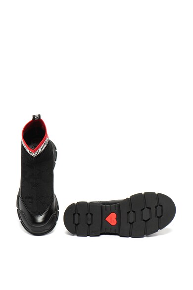 Love Moschino Pantofi sport slip-on tricotati Femei