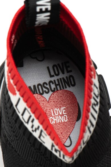 Love Moschino Плетени спортни обувки без закопчаване Жени