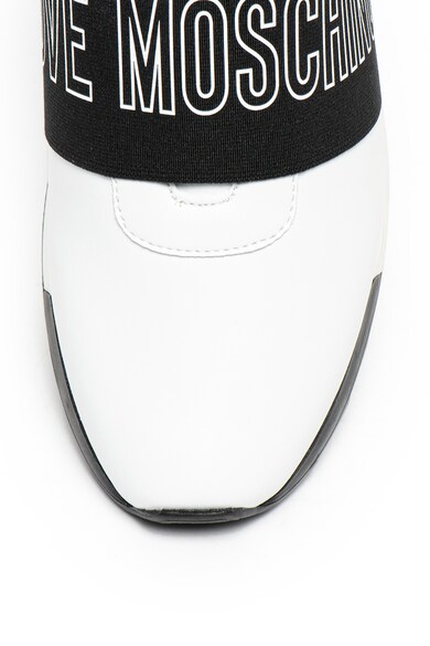 Love Moschino Műbőr sneaker logómintával női