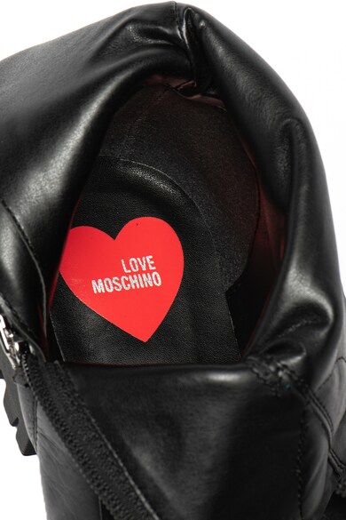 Love Moschino Ghete de piele cu talpa masiva Femei