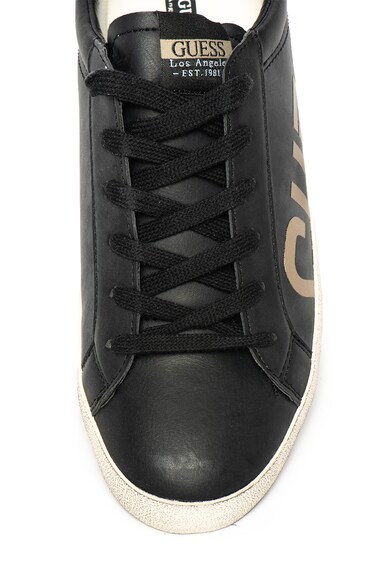 GUESS Pantofi sport de piele ecologica, cu detaliu logo Barbati