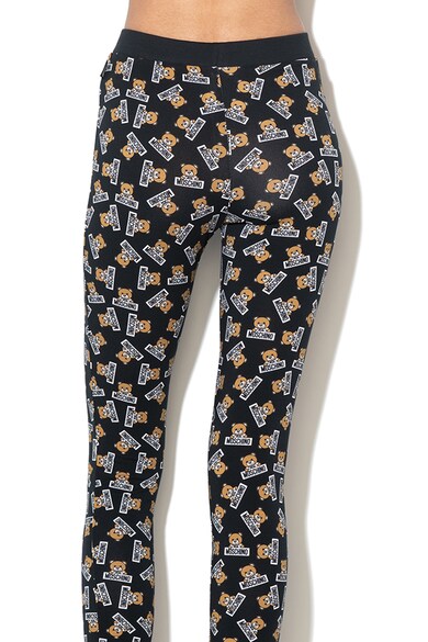 Moschino Pantaloni de pijama cu imprimeu logo Femei