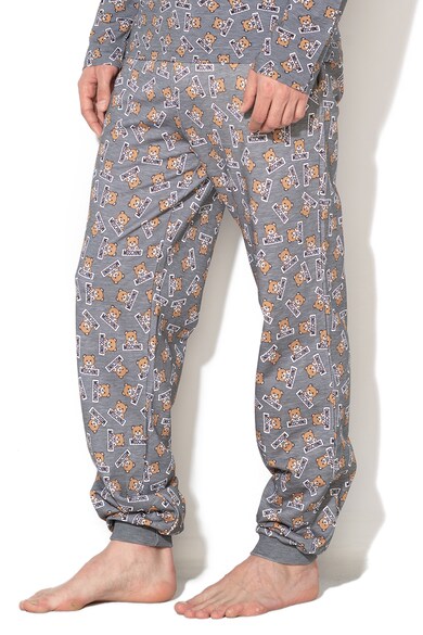 Moschino Logómintás pizsamanadrág férfi