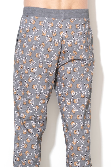 Moschino Pantaloni de pijama cu imprimeu logo Barbati