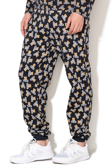 Moschino Pantaloni de pijama cu imprimeu logo Barbati