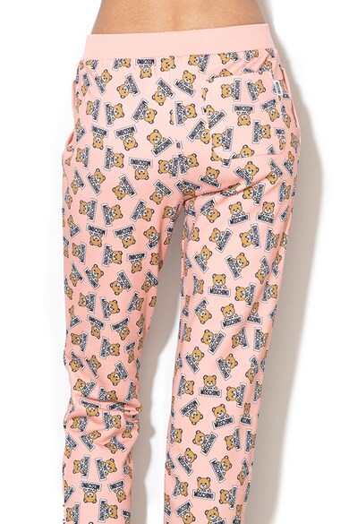 Moschino Pantaloni de pijama cu imprimeu logo Femei