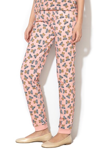 Moschino Pantaloni de pijama cu imprimeu logo Femei