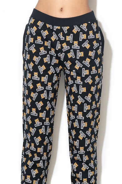 Moschino Pantaloni de pijama cu imprimeu logo Femei