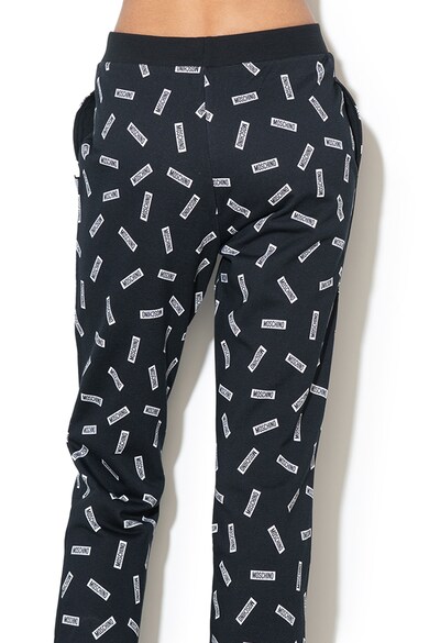 Moschino Pantaloni sport de casa, cu model logo Femei