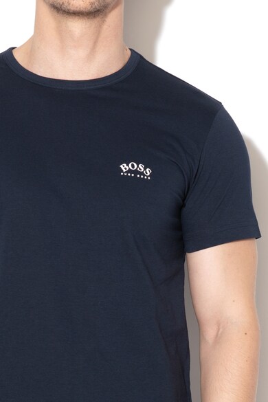 Boss Hugo Boss Curved póló logómintás részlettel férfi