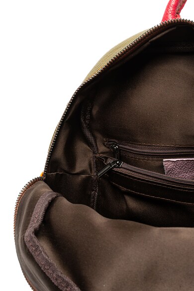 Pellearts Bőr hátizsák colorblock dizájnnal női
