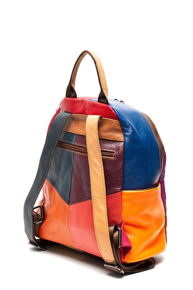 Pellearts Rucsac de piele cu model colorblock Femei