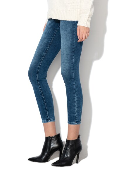 Only Hush középmagas derekú skinny fit crop farmernadrág női