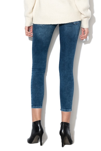 Only Hush középmagas derekú skinny fit crop farmernadrág női