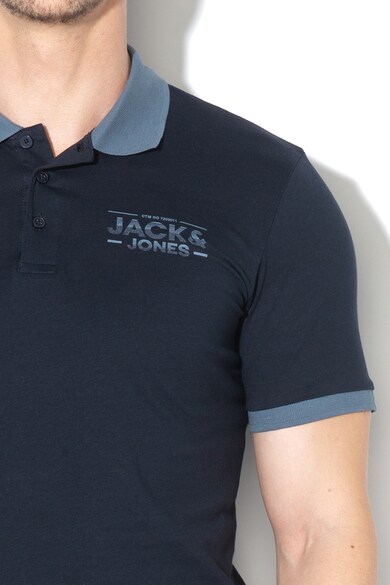 Jack & Jones Tricou polo slim fit cu garnituri contratante Sead Barbati