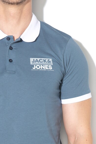 Jack & Jones Tricou polo slim fit cu garnituri contratante Sead Barbati