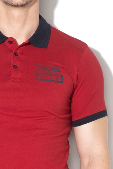 Jack & Jones Tricou polo slim fit cu garnituri contratante Sead Barbati