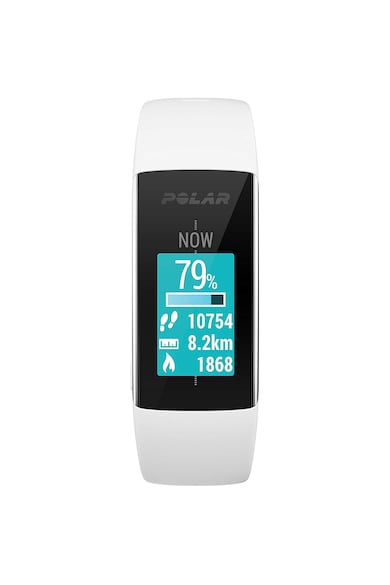 POLAR Bratara fitness  A360 Lesmills, Medium, White Femei