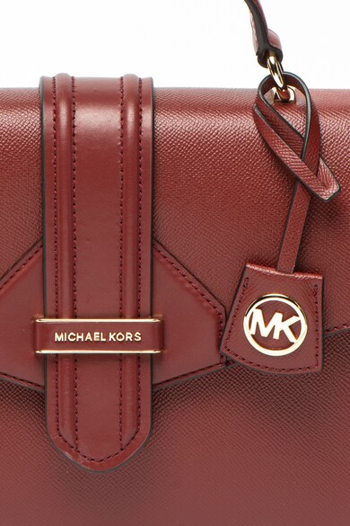 Michael Kors Кожена чанта Bleecker с отделяща се презрамка Жени