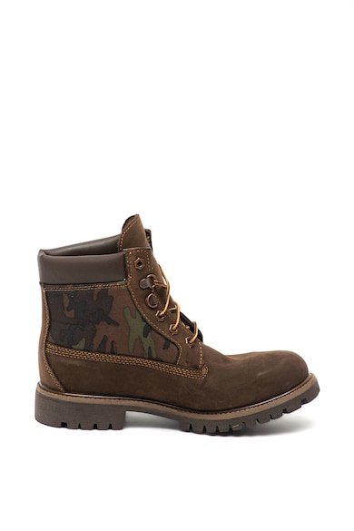 Timberland Bocanci cu model camuflaj 6 In Barbati