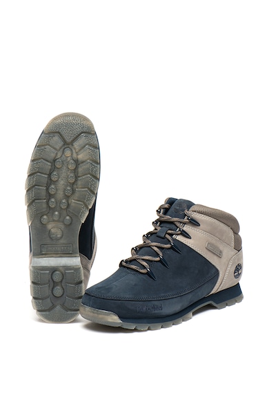 Timberland Ghete de piele nabuc cu insertii din material textil Euro Sprint Barbati