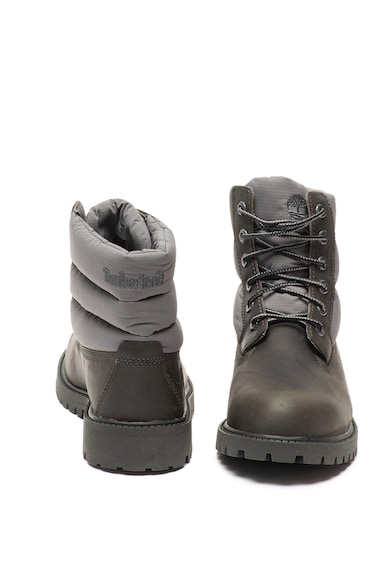 Timberland Ghete de piele nabuc si material textil 6in Premium Baieti