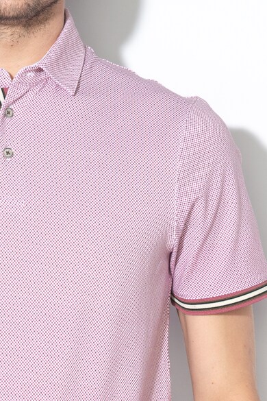 Ted Baker Tricou polo cu imprimeu geometric Islanda Barbati