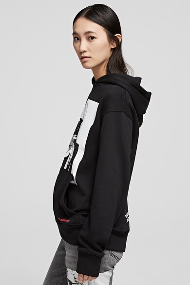 Karl Lagerfeld Cotton Printed Hoodie Жени