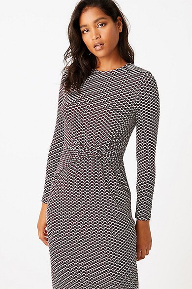 Marks & Spencer Rochie cambrata cu model geometric Femei