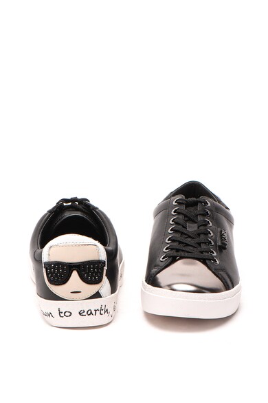 Karl Lagerfeld Кожени спортни обувки Skool с метален детайл Жени