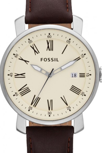 Fossil Кварцов часовник с кожена каишка Мъже