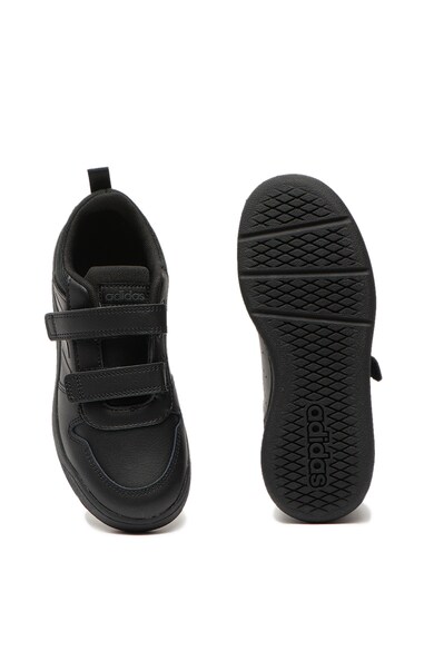 adidas Performance Pantofi sport de piele peliculizata, cu velcro Tensaur C Fete