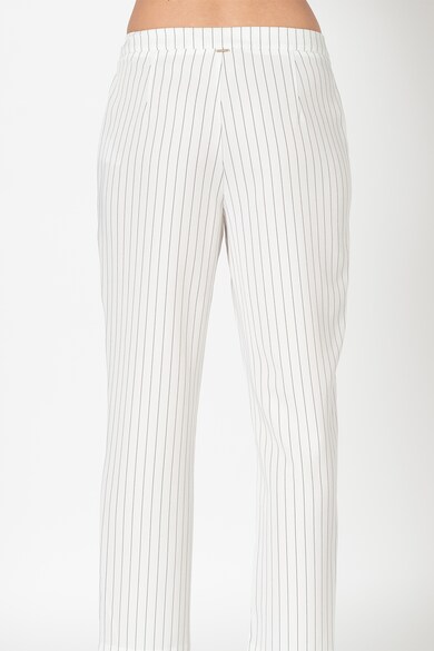 Silvian Heach Collection Pantaloni crop cu imprimeu cu dungi Donomanga Femei