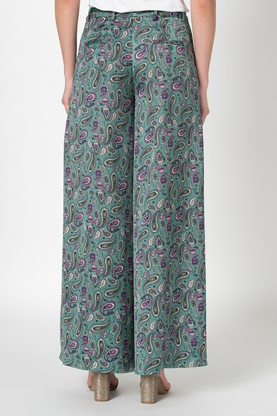 Silvian Heach Collection Pantaloni palazzo cu imprimeu paisley Tine Femei