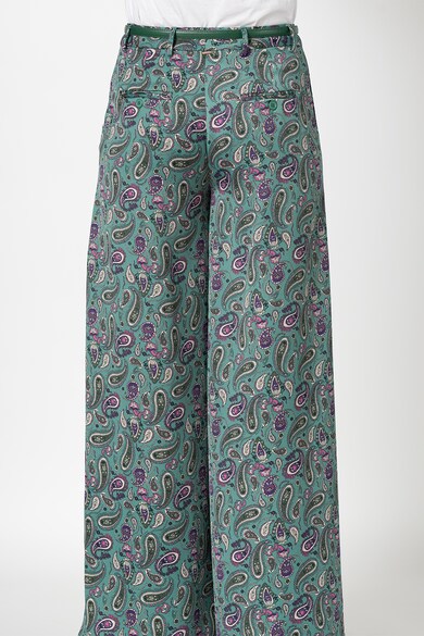 Silvian Heach Collection Pantaloni palazzo cu imprimeu paisley Tine Femei