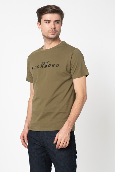 John Richmond Tricou cu logo cauciucat Hortensius Barbati