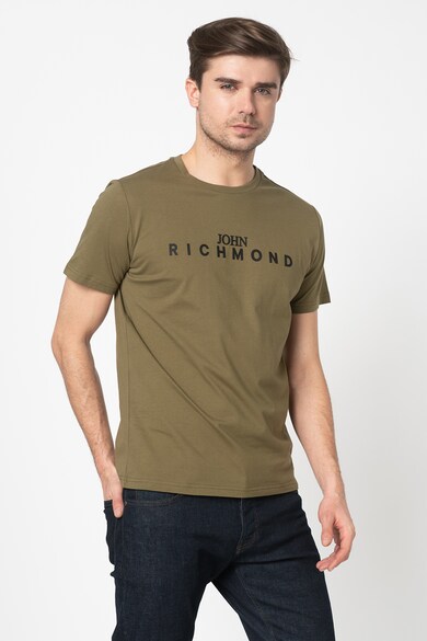 John Richmond Tricou cu logo cauciucat Hortensius Barbati