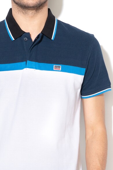 Levi's Tricou polo din material pique cu model colorblock Barbati