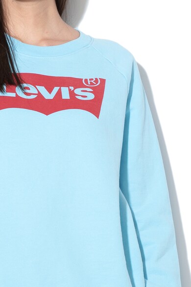 Levi's Bluza sport cu decolteu la baza gatului si imprimeu logo Femei
