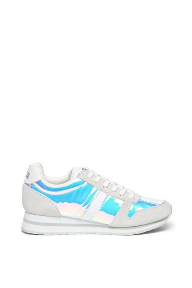 Versace Jeans Couture Sneakers nyersbőr betétekkel és hologramos hatással női