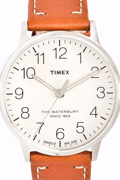 Timex Ceas cu o curea de piele Waterbury Classic, 40 mm Barbati