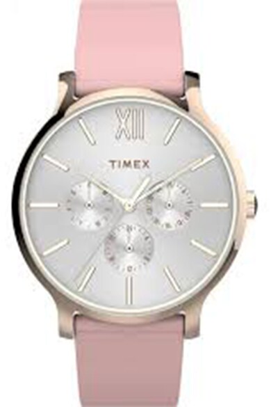 Timex Мултифункционален часовник Transcend™ с кожена каишка, 38 мм Жени