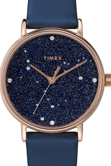 Timex Ceas cu o curea din satin Celestial Opulence, 37 mm Femei