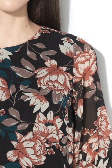 Vero Moda Bluza cu model floral si maneci 3/4 Wilma Femei