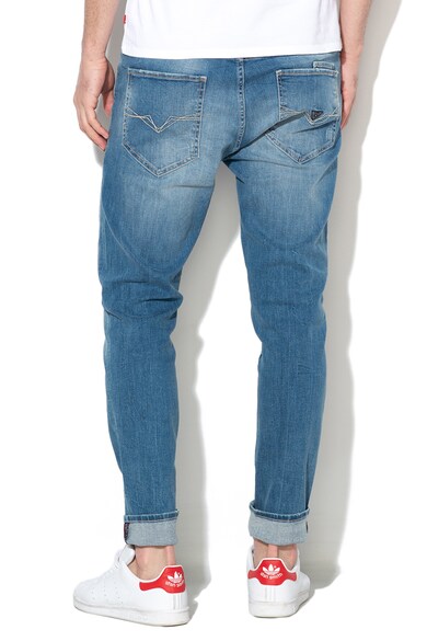 GUESS JEANS Blugi slim fit cu aspect deteriorat Charlie Barbati