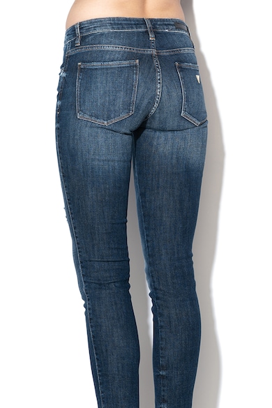 GUESS JEANS Blugi skinny cu rupturi decorative Femei