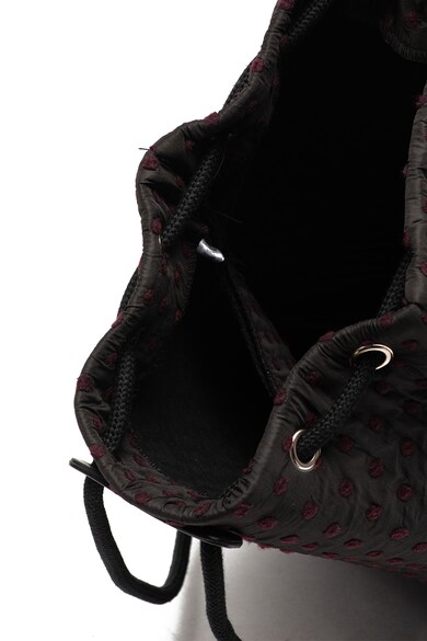 O bag Zaino hátizsák gyapjútartalmú pöttyös díszítéssel női
