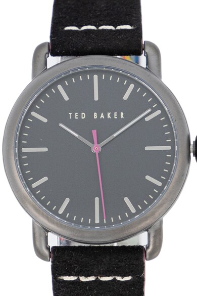 Ted Baker Ceas quartz cu o curea de piele intoarsa Tomcoll, 40 mm Barbati