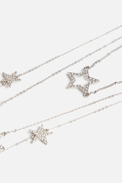 Motivi Többsoros nyaklánc csillag alakú medálokkal női